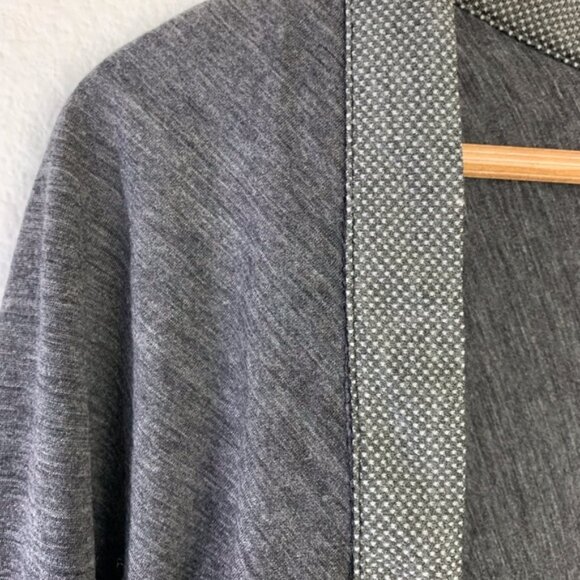 Moxie Cycling Heather Gray Merino Wool Jacket Sz L - Picture 3 of 7